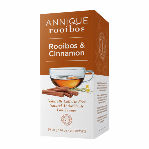 Annique Rooibos & Cinnamon Tea 50 g Box (20 Sachets)
