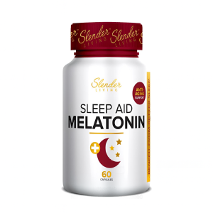 Slender Living Sleep Aid Melatonin - Restful Sleep Support (60 Capsules)