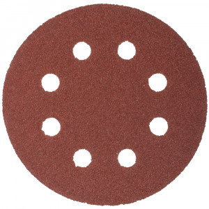 Sanding Disc 115mm 60 Grit With Holes 10/pk Hook And Loop