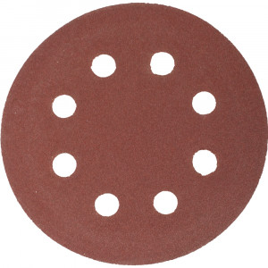 Sanding Disc 115mm 180 Grit With Holes 10/pk Hook And Loop