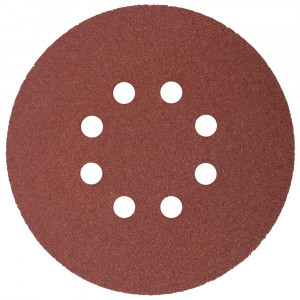 Sanding Disc 150mm 60 Grit With Holes 10/pk Hook And Loop