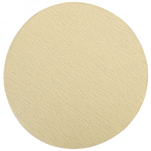 Gold Disc (50 Pieces) 320 Grit 150mm Without Hole Hook And Loop