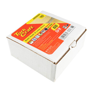 Gold Disc (50 Pieces) 60 Grit 125mm Without Hole Hook And Loop