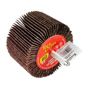 Flap Wheel 80 X 50 X 6mm Shaft 60 Grit Per Each