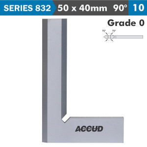 Beveled Edge Square 90 Deg. Grade 0 50x40mm