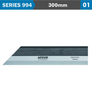 Straight Edge 300mm Din874 S/steel
