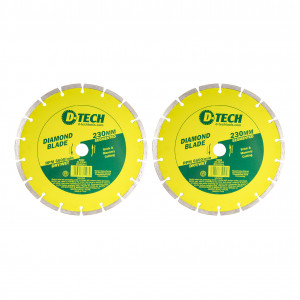 Diamond Blade Segmented Std. 230 X 22.23mm Bulk 2pc