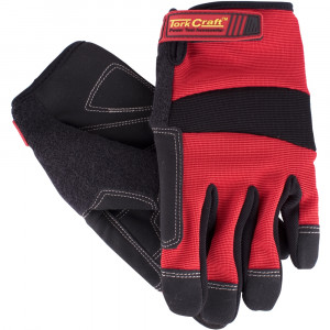 Work Glove X-large-all Purpose Red With Touch Finger