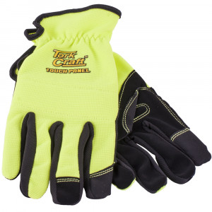 Glove Yellow Small With Pu Palm Multi Purpose