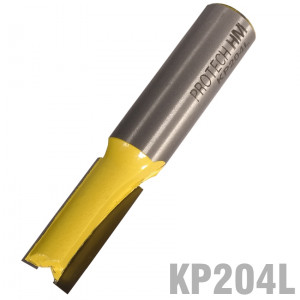 Straight Bit 7/16' (9.5mm) X 1'(25.4mm) Two Flute Long 1/2' Shank