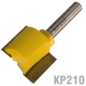 Straight Bit 1'(25.4mm) X 3/4'(19mm) Two Flute 1/4' Shank