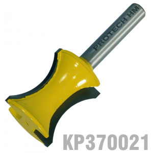 External Bull Nose 24mm X 5/8' Half Radius 1/4' Shank