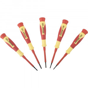 5pc Precision Electronic Insulated Screwdriver Set