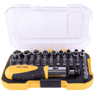 Screwdriver Ratchet Bit Set 37pc