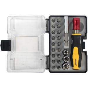 S/driver Insert & Socket Bit Set 23pc With Bit Holder
