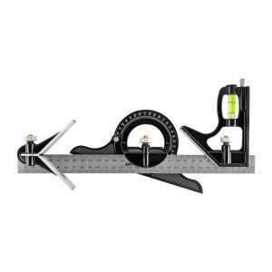 Combination Square & Protractor 3pc Set
