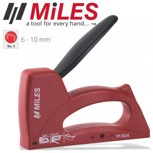 Staple Gun Abs Body Metal Handle 22g 6-10mm Jt21 Stap Reload Ind