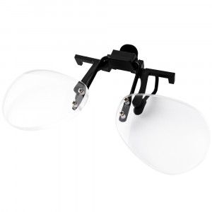 Flip & Focus Clip On Magnifier (2.5) In Plastic Sleeve