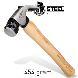 Hammer Claw Curved 450g 16oz Hick. Wood Handle