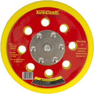 Da Sander Pad Hook And Loop 5 16 - 24unf 8 Holes Med Soft 125mm 5'