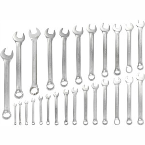 26pcs Combination Spanner Set 6-32mm Deep Offset Jumbo Rack