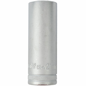 Socket 21mm 1/2' Dr Deep Socket Crv 12 Point