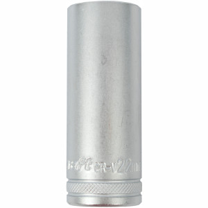 Socket 22mm 1/2' Dr Deep Socket Crv 12 Point