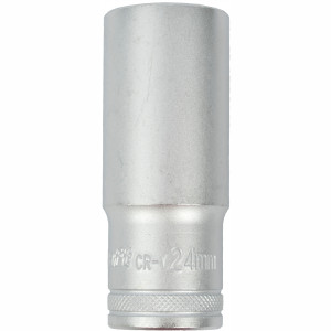 Socket 24mm 1/2' Dr Deep Socket Crv 12 Point