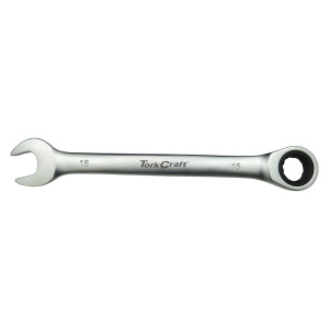 Combination Ratchet Wrench 15mm Fixed Head Spanner