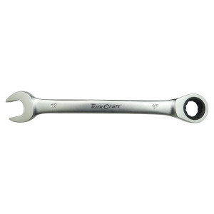 Combination Ratchet Wrench 17mm Fixed Head Spanner