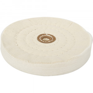 Buffing Pad Medium 150mm To Fit 12.5mm Arbor/spindle - White