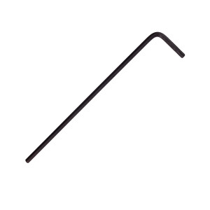 L-wrench Hex 2.0x80x15mm Long Crv Black