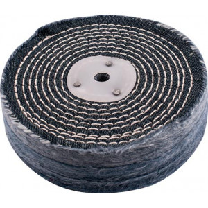 Colour Buff/mop 150mm X 3 Section X 30mm Thick 1/2' Hole