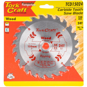 Blade Tct 150 X 24t 20/16 General Purpose Rip Wood