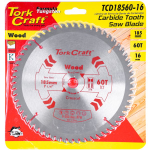 Blade Tct 185 X 60t 16mm General Purpose Cross Cut