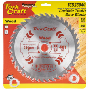 Blade Tct 230 X 40t30/1/20/16 General Purpose Combination