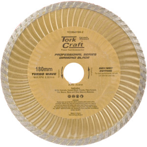 Diamond Blade 180x25.4mm Turbo Wave