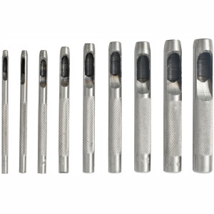 Hollow Punch Set 9pc 2.5-10mm Carb. Steel