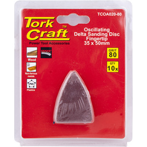 Oscillating Sandpaper A/o 35x50mm 10pc Fingertip 80grit