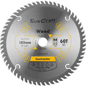 Blade Contractor 185x60t 20/16 Circular Saw Tct