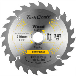 Blade Contractor 210 X 24t 30/1/20/16 Circular Saw Tct