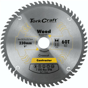 Blade Contractor 230 X 60t 30/1/20/16 Circular Saw Tct