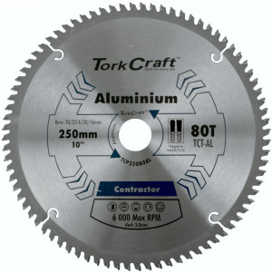 Blade Contractor Alum 250 X 80t Tcg Neg 30mm Circular Saw Tct