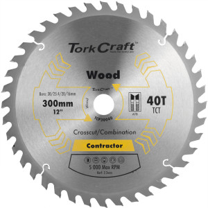 Blade Contractor 300 X 40t 30/1/20/16 Circular Saw Tct