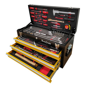 Top Box 127pc 3 Drawer & Top Tray 600x250x320mm Trackbox 2.0 Tool Box