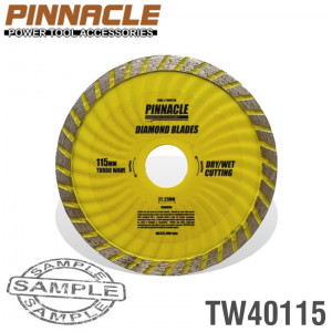 Diamond Blade Turbo Wave 115mm X 22.22 PINNACLE