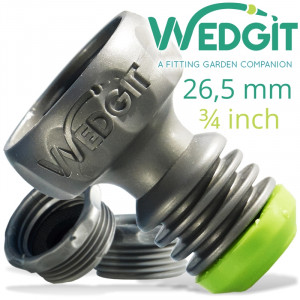 WEDGIT Tap Connector 26.5mm 3/4' C/w 2 X Adaptors