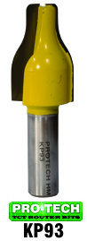 Classical cove edge profile bit by Pro-Tech