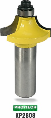 Beading router bit sample