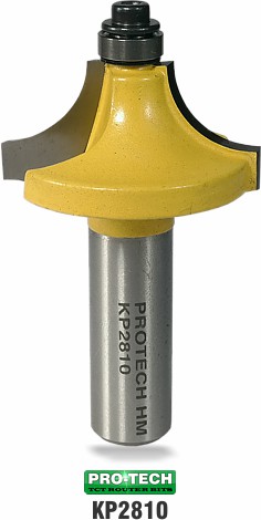 Beading router bit sample